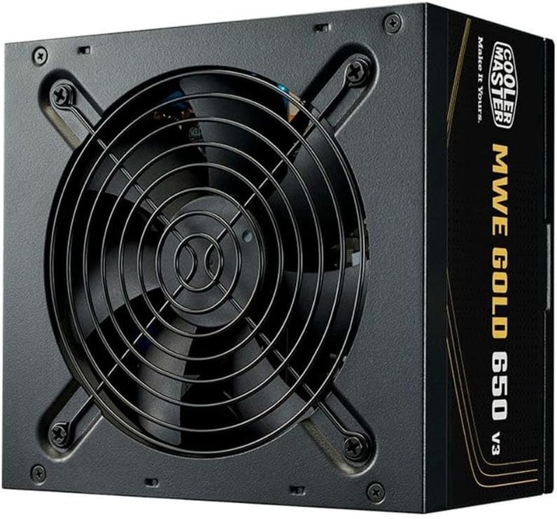 FONTE COOLER MASTER ATX 3.1 650W MWE GOLD 650 V3 PFC ATIVO 80 PLUS
